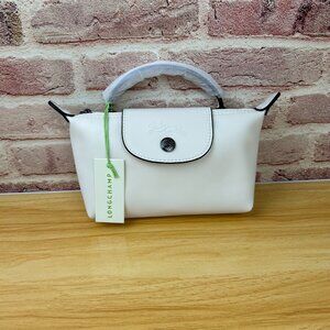 NEW Longchamp LE PLIAGE XTRA XS POUCH IN WHITE